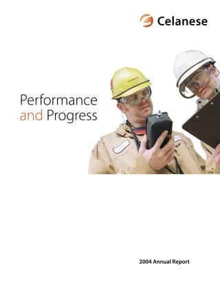 Performance
and Progress




               2004 Annual Report
 