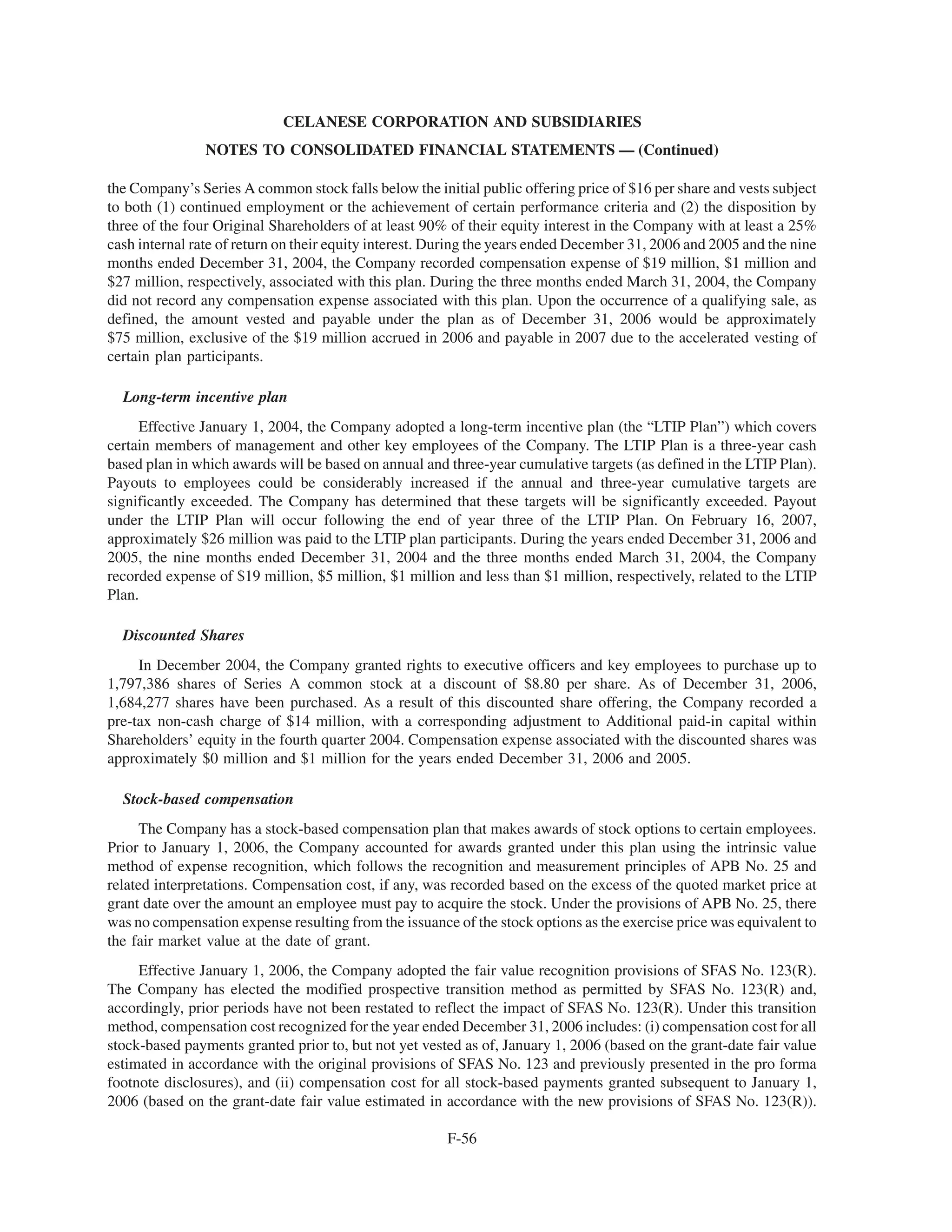 celanese 10-k-2006