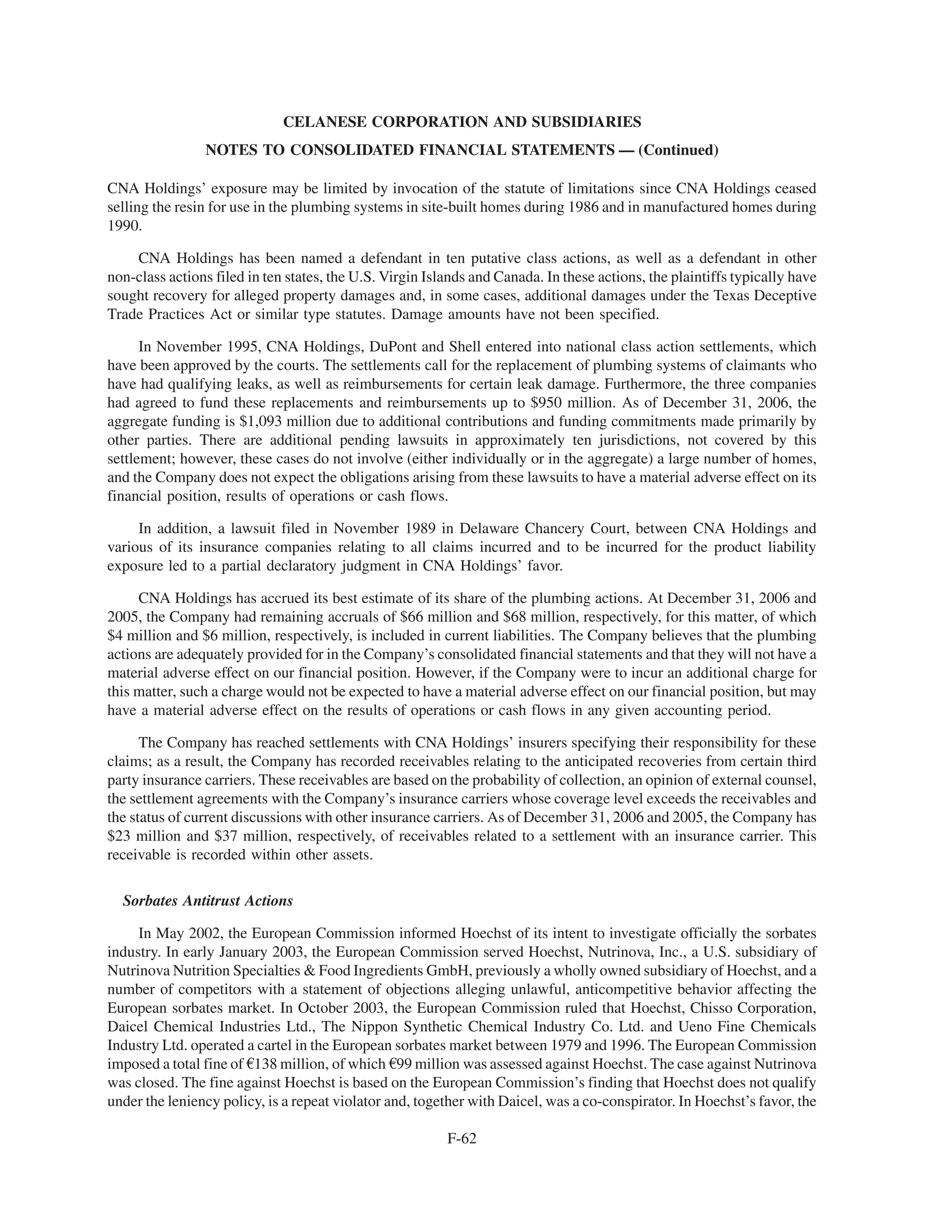 celanese 10-k-2006