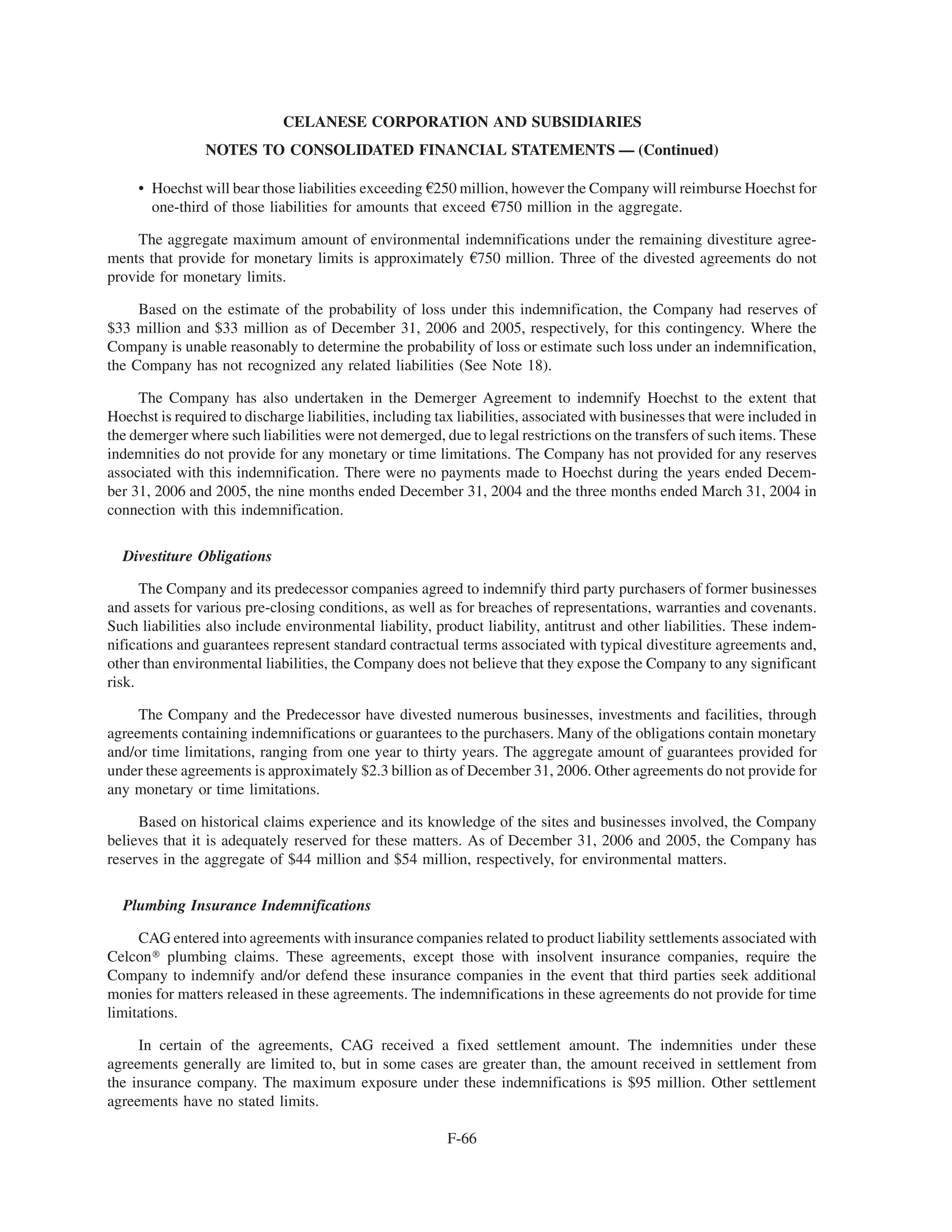 celanese 10-k-2006
