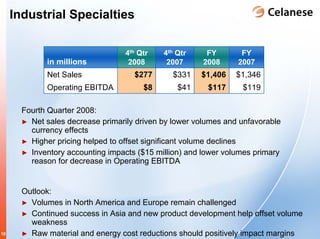 celanese q4_2008_earnings_presentation