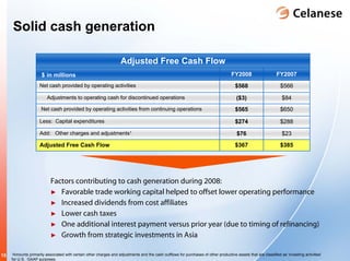 celanese q4_2008_earnings_presentation