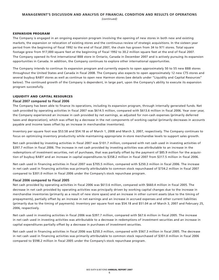 Bed Bath And Beyond Annual Report Bed Bath And Beyond Annual Report