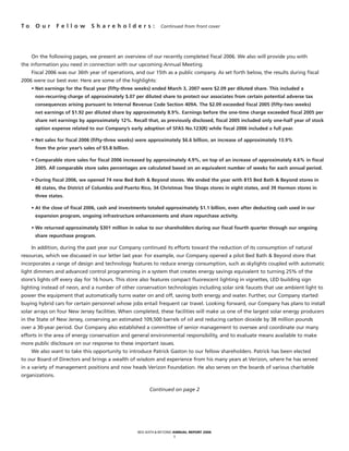 bed bath&beyond AnnualReport2006
