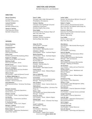 bed bath&beyond AnnualReport2006