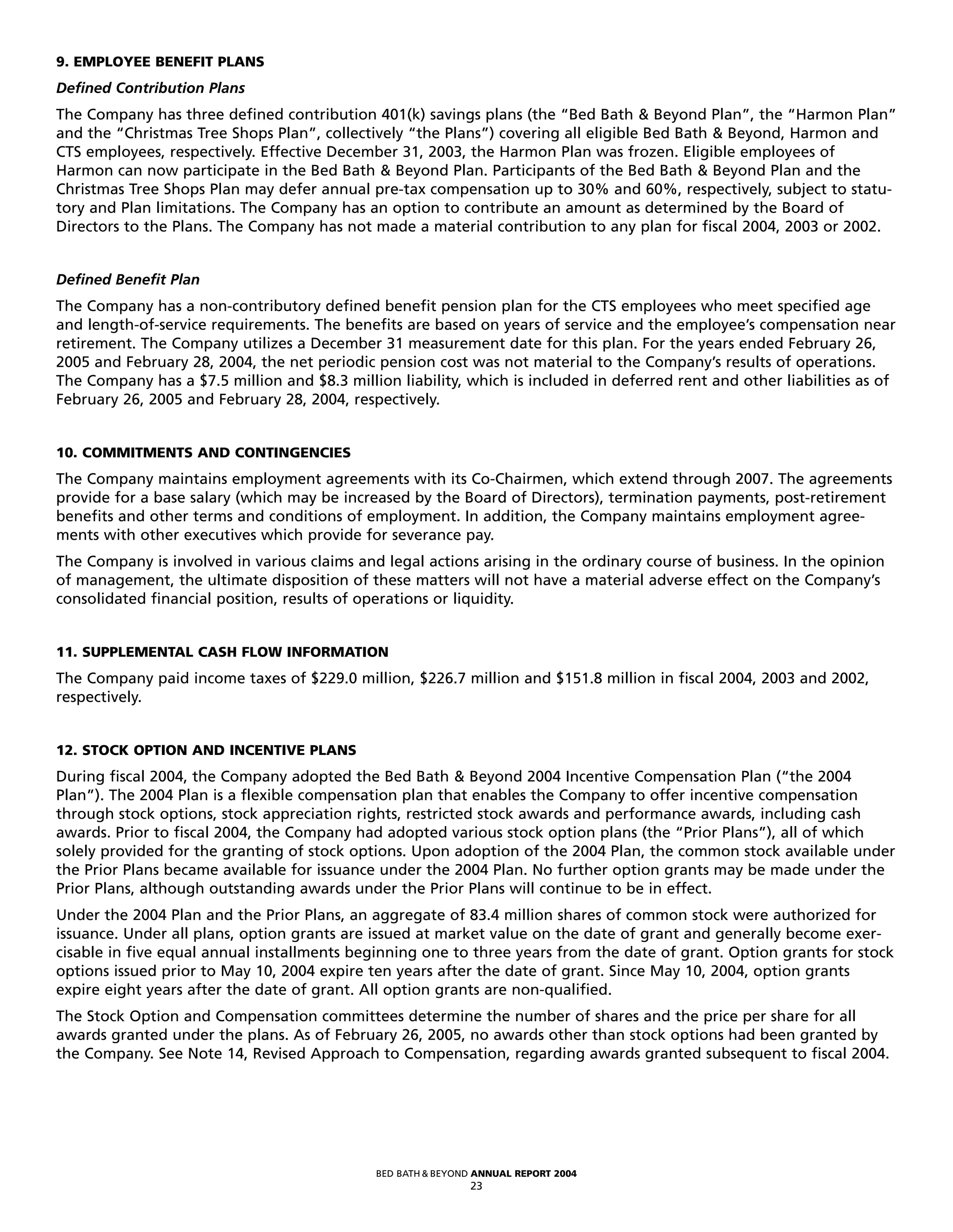 bed bath&beyond 2004ar