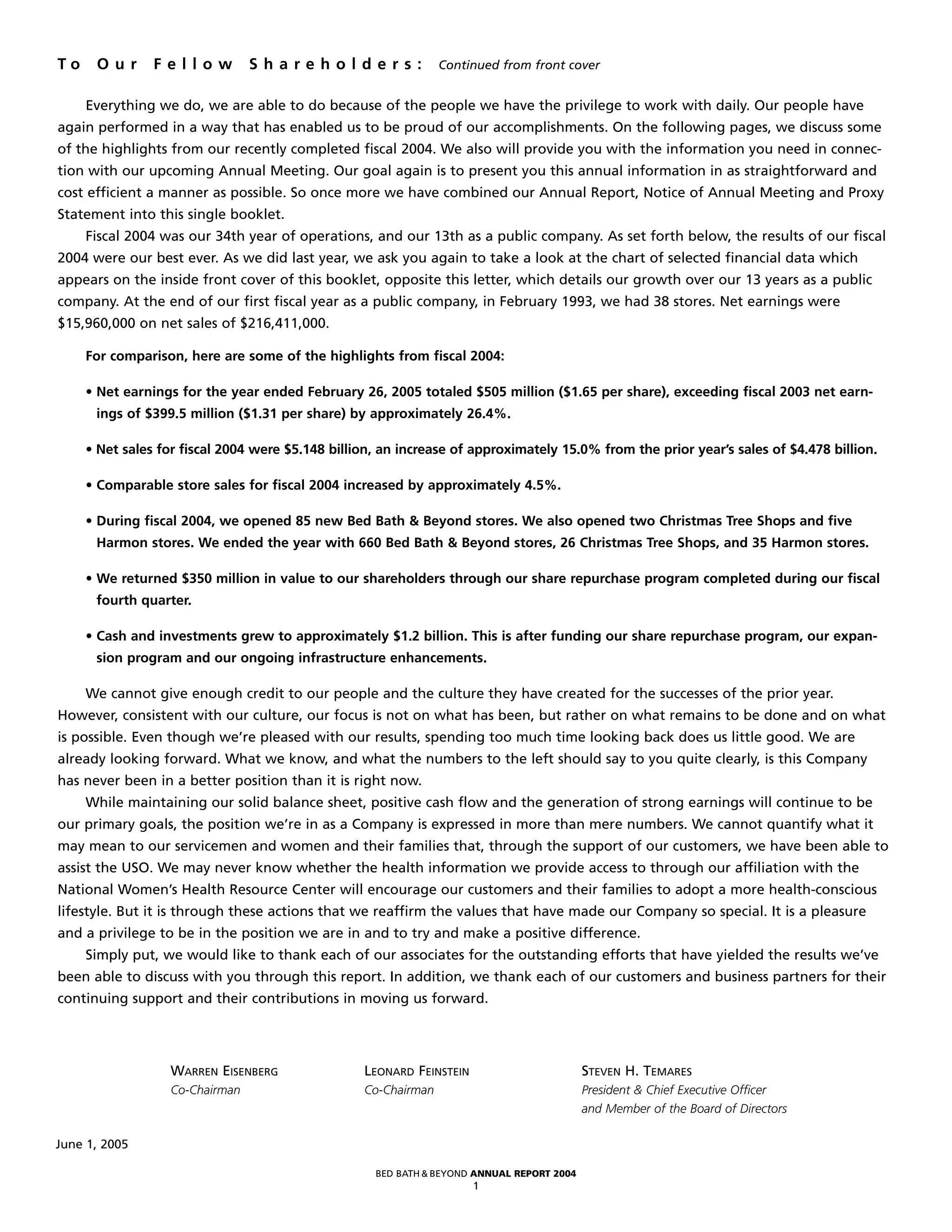 bed bath&beyond 2004ar