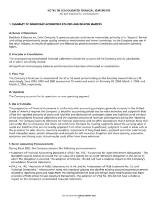 bed bath&beyond 2003ar