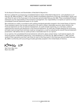bed bath&beyond 2003ar