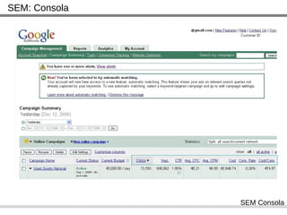 SEM : Consola SEM Consola 