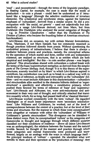 What Is Cultural Studies A Reader John Storey | PDF