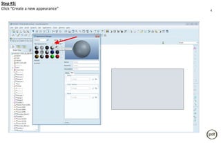 Step #3:
Click “Create a new appearance”   4
 