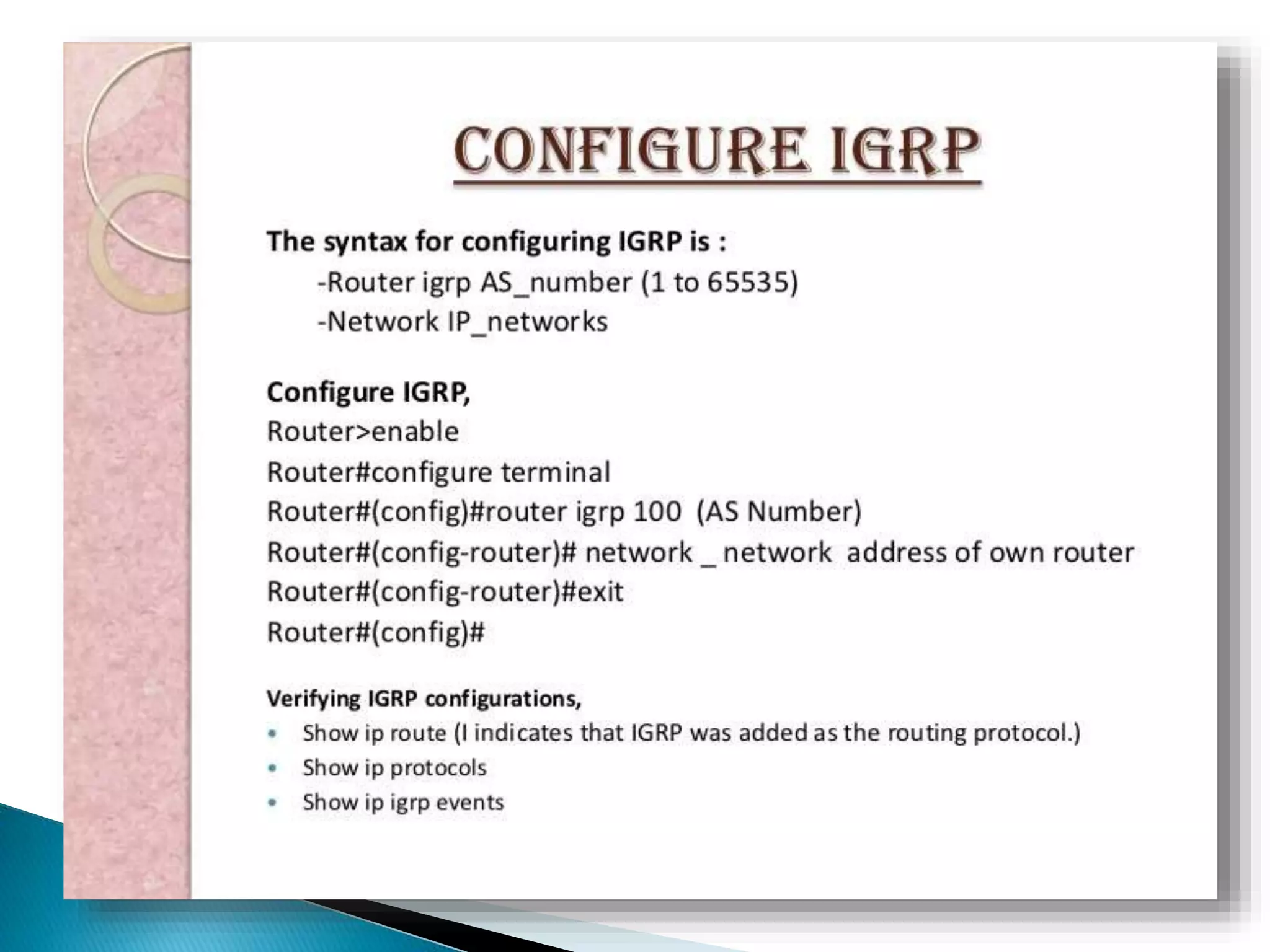 comparision to all routing protocols | PPT