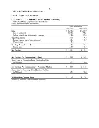 black&decker 10Q_Q107