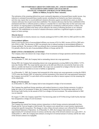 interpublic group 2003ar