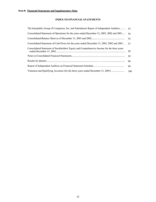 interpublic group 2003ar