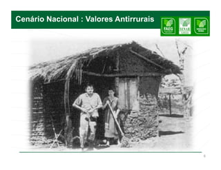 Cenário Nacional : Valores Antirrurais




                                         6
 