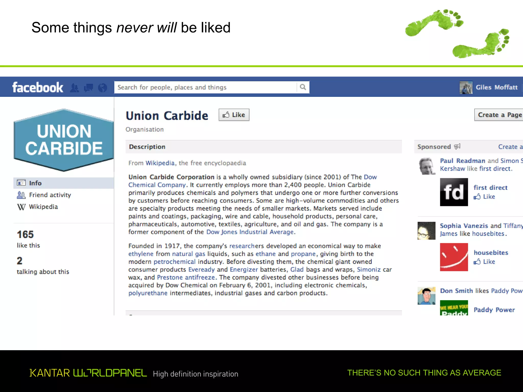 Some things never will be liked




Experience growth for yourself    THERE’S NO SUCH THING AS AVERAGE
 