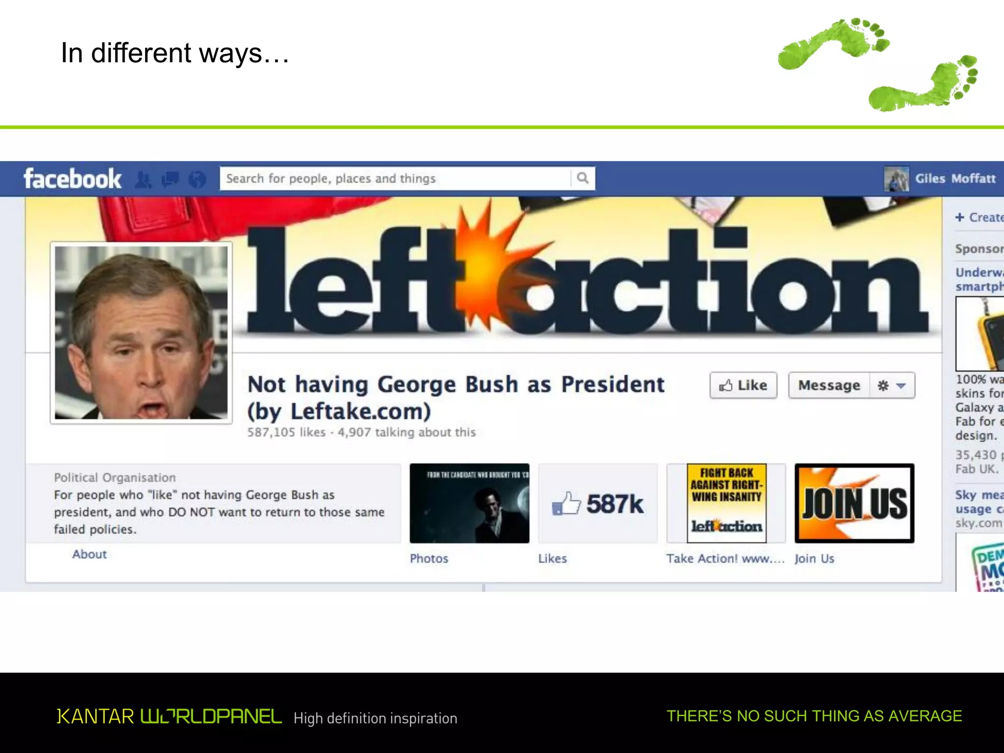 In different ways…




Experience growth for yourself   THERE’S NO SUCH THING AS AVERAGE
 