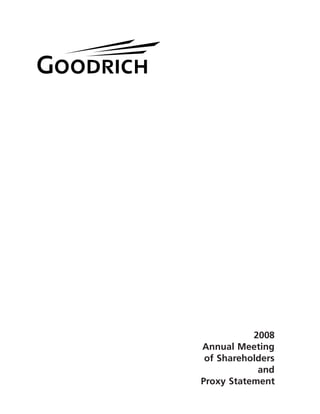 2008
Annual Meeting
 of Shareholders
            and
Proxy Statement
 