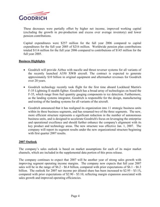 goodrich  4Q06_release