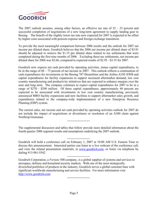 goodrich  4Q06_release
