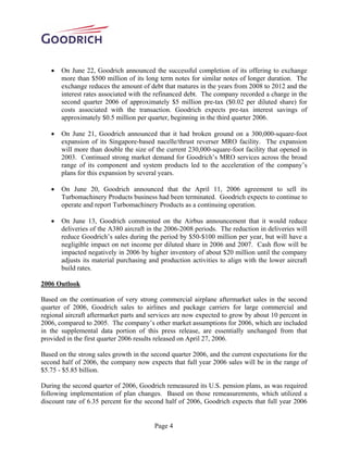 goodrich  2Q_06_EarningsRelease