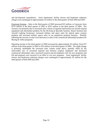 goodrich  10262004EarningsRelease