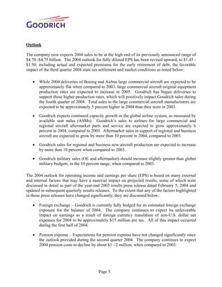 goodrich  10262004EarningsRelease