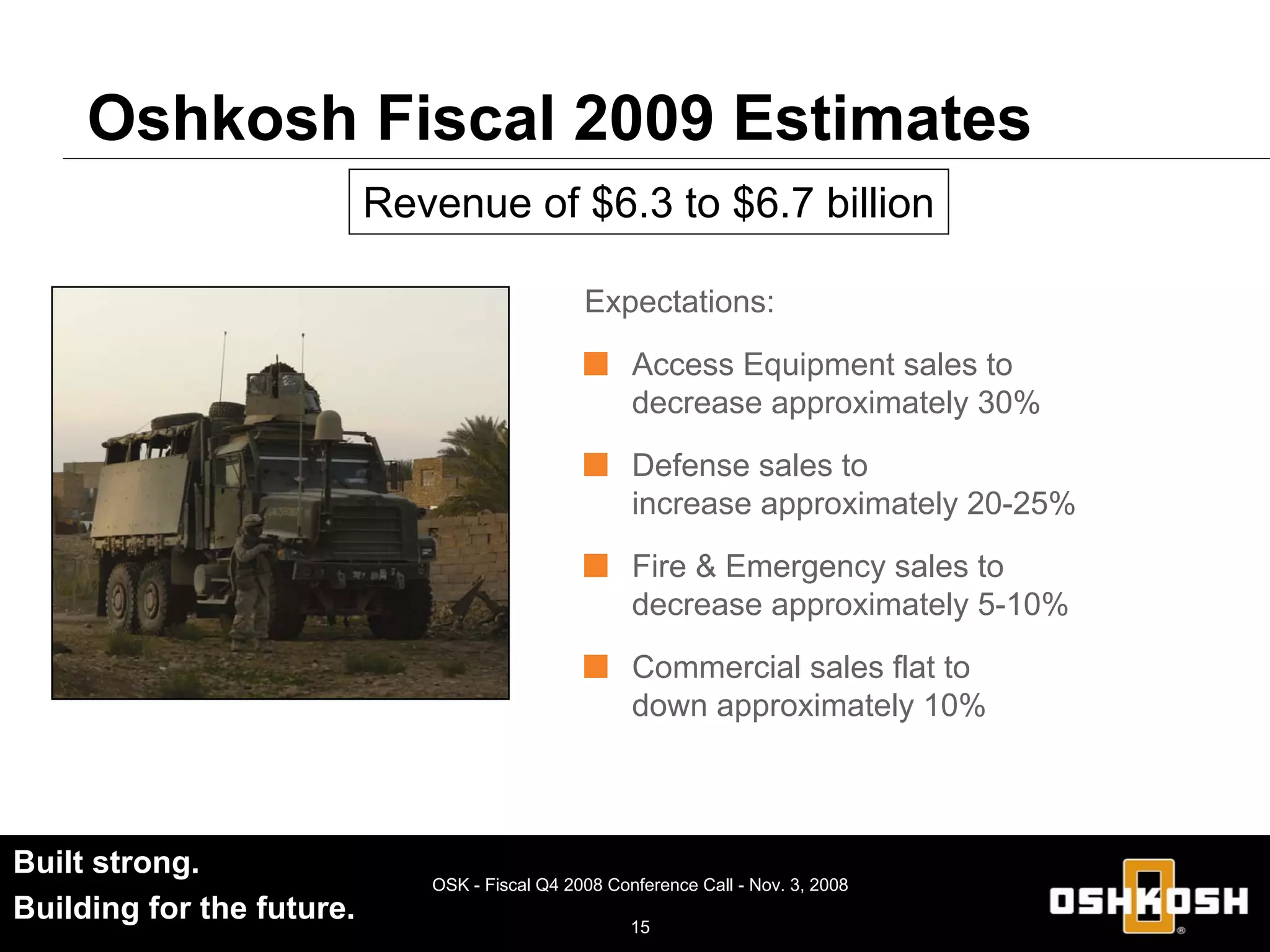 oshkosh OSK_Q4_2008_Earnings_Release_Slides