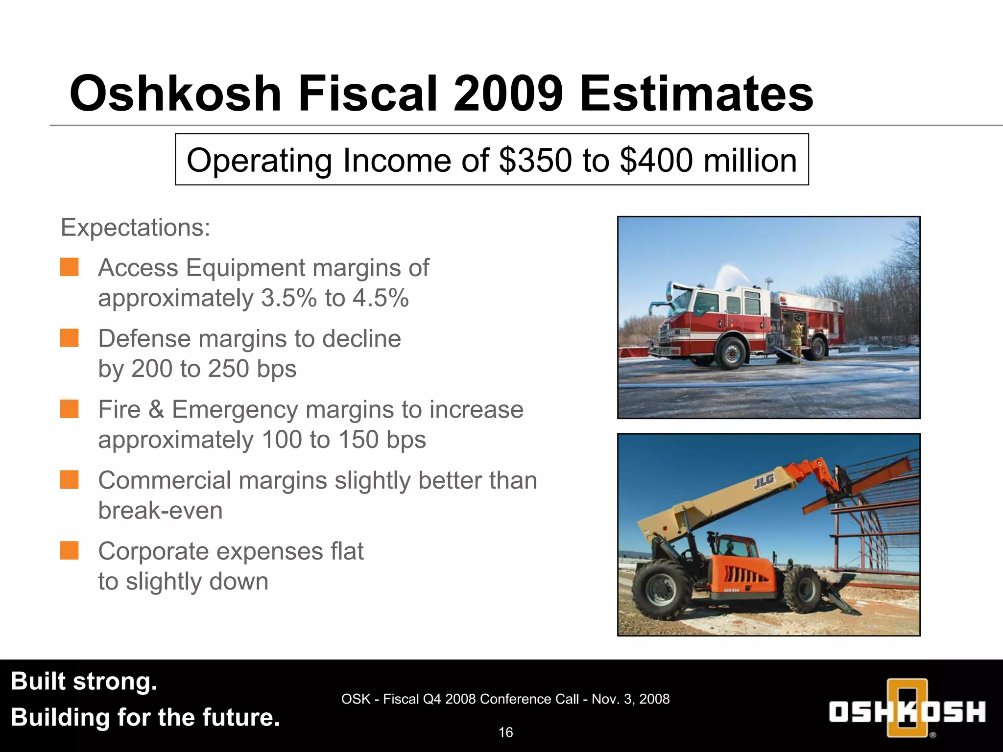 oshkosh OSK_Q4_2008_Earnings_Release_Slides