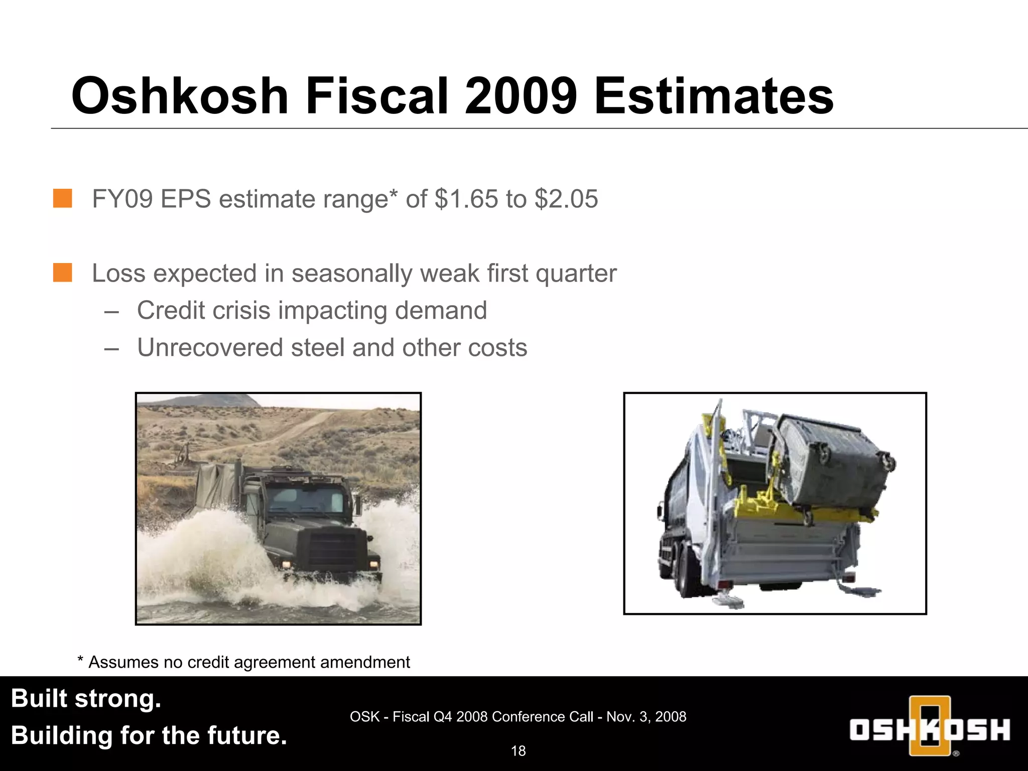 oshkosh OSK_Q4_2008_Earnings_Release_Slides