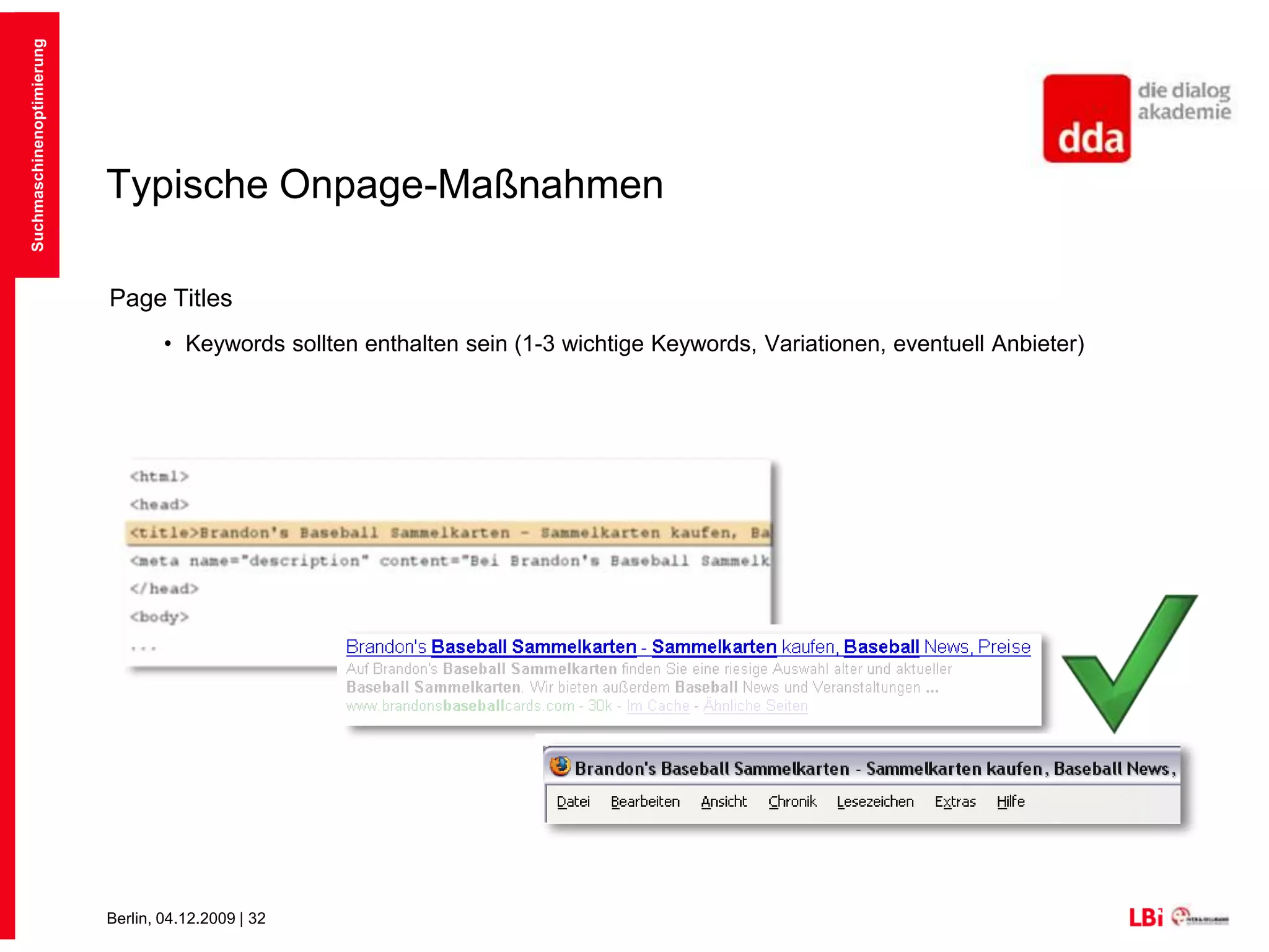 ImplementierungSuchmaschinenoptimierung