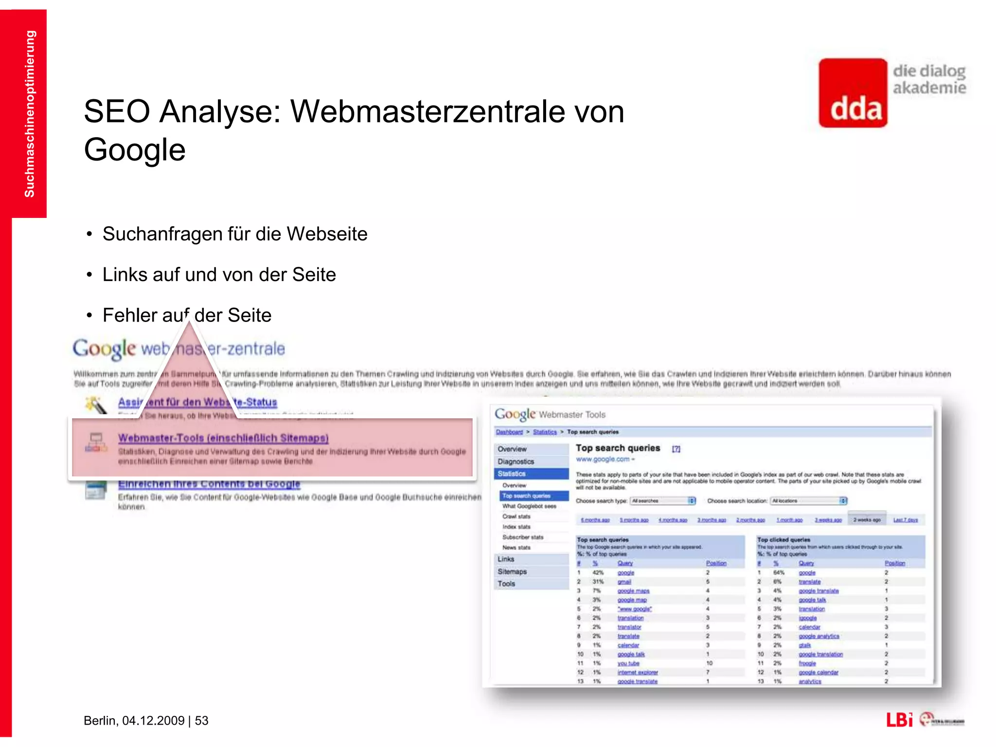 Suchmaschinenoptimierung2.3 Controlling