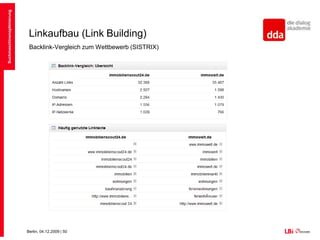 SuchmaschinenoptimierungLinkaufbau (Link Building)    Hubfinder (SISTRIX)