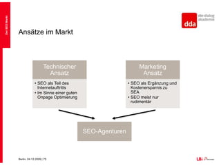 Der SEO Markt6. Der SEO Markt