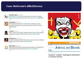 Case: McDonald’s (#McDStories)
 