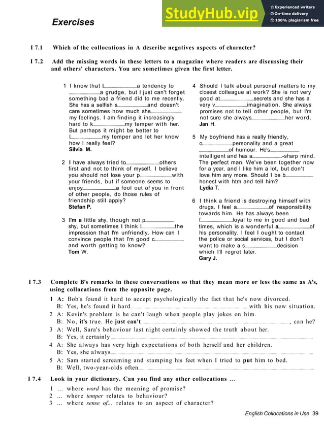 120 English Collocations.pdf | Chemistry | Science