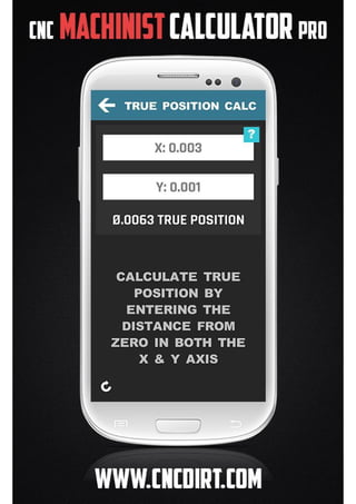 CNC Machinist Calculator Pro on iTunes & Google Play | PDF