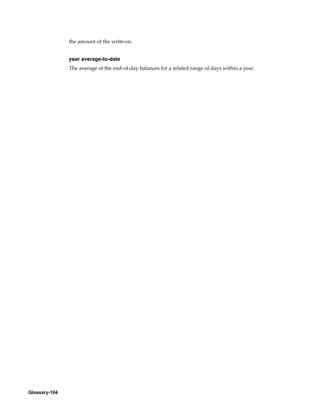 Glossary-104
the amount of the write-on.
year average-to-date
The average of the end-of-day balances for a related range of days within a year.
 
