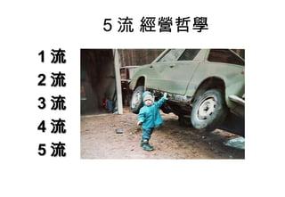 5 流 經營哲學
1流
2流
3流
4流
5流
 