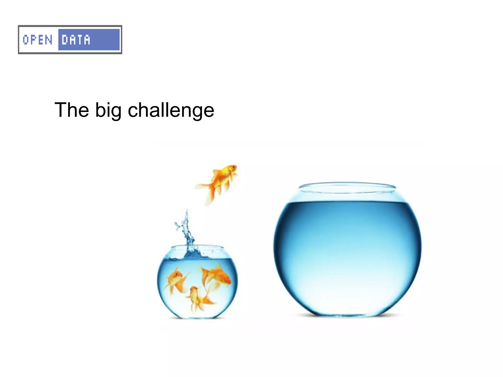 OD – The big challenge
The OD movement has:
  The big challenge
    The energy
    The Open Mind philosophy
    The public resources
    Etc.


But something is missing ...
 