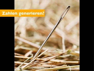 Zahlen generieren?
 