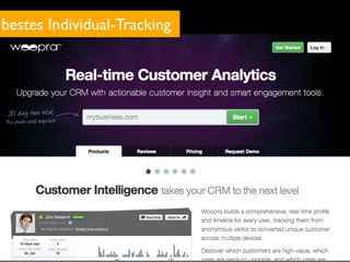 bestes Individual-Tracking
 