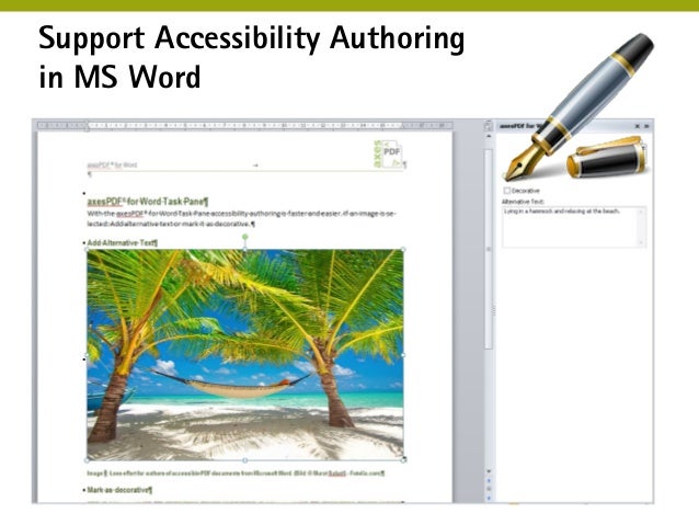 accessibility in word 2016