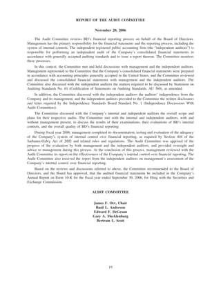 becton dickinson proxy2007