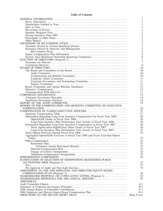 becton dickinson proxy2007