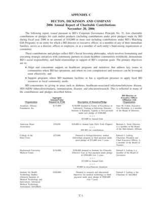 becton dickinson proxy2007