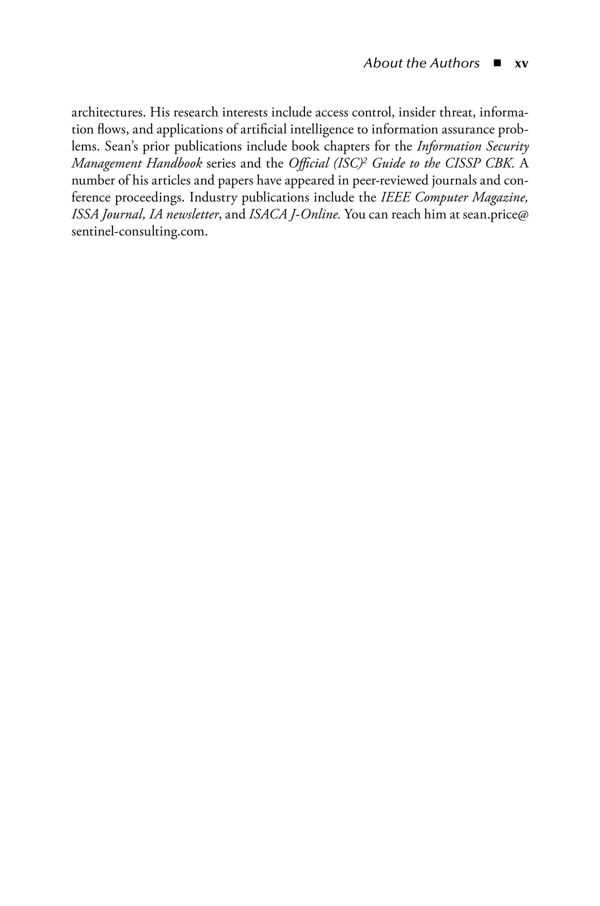 Official Isc2 Guide To The Issap Cbk Isc2 Press 2th Harold F Tipton | PDF