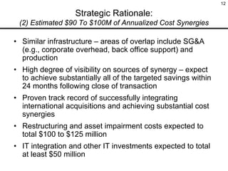 PaxarInvestorTeleconferenceHandout